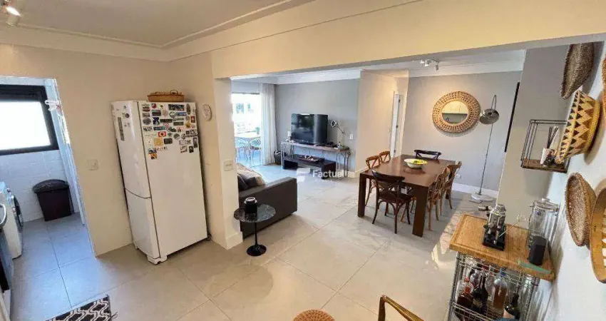 Apartamento com 3 dormitórios à venda, 100 m² - riviera  de são lourenço - bertioga/sp