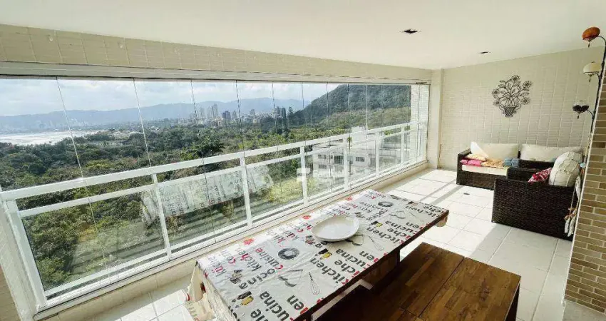 Apartamento com 3 dormitórios à venda, 158 m² por r$ 1.100.000,00 - enseada - guarujá/sp