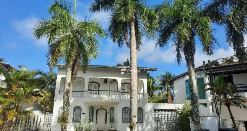 Casa com 5 dormitórios, 277 m² - venda por r$ 1.800.000,00 ou aluguel por r$ 9.000,00/mês - pernambuco i - guarujá/sp