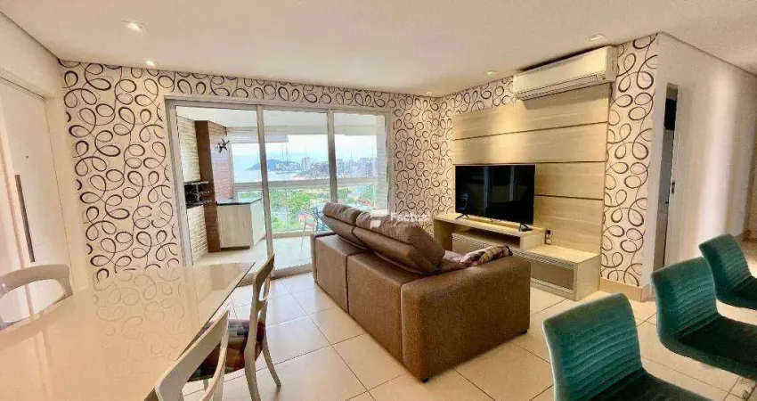Apartamento com 3 dormitórios à venda, 95 m² por r$ 1.000.000,00 - enseada - guarujá/sp