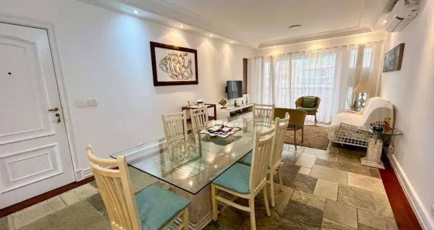 Apartamento com 3 dormitórios à venda, 173 m² por r$ 840.000,00 - enseada - guarujá/sp