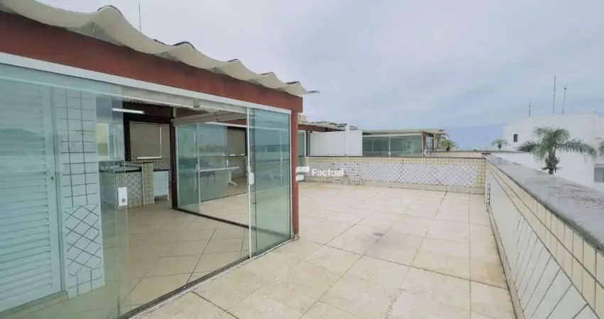 Cobertura com 3 dormitórios à venda, 180 m² por r$ 650.000,00 - enseada - guarujá/sp