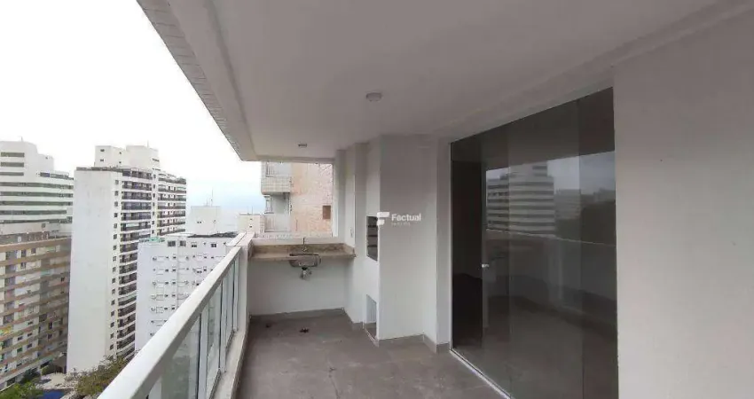 Apartamento novo à venda localizado apenas 1 quadra do mar - ao lado do colégio objetivo no guarujá.