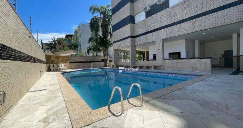 Apartamento com 3 dormitórios à venda, 142 m² por r$ 550.000,00 - enseada - guarujá/sp