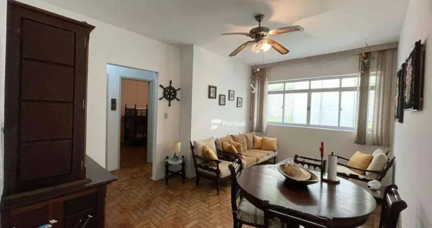 Apartamento com 2 dormitórios à venda, 70 m² por r$ 270.000,00 - enseada - guarujá/sp