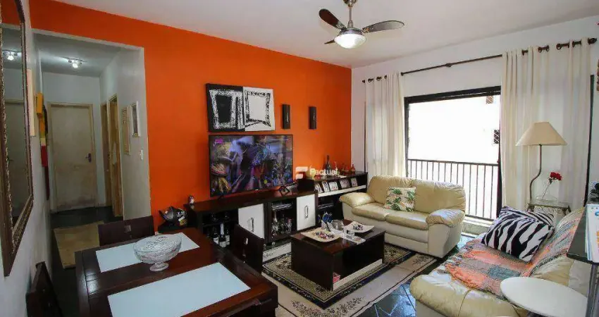 Apartamento com 2 dormitórios à venda, 64 m² por r$ 340.000,00 - enseada - guarujá/sp