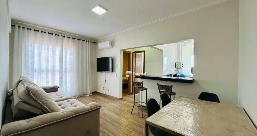 Apartamento com 1 dormitório à venda, 45 m² por r$ 320.000,00 - enseada - guarujá/sp