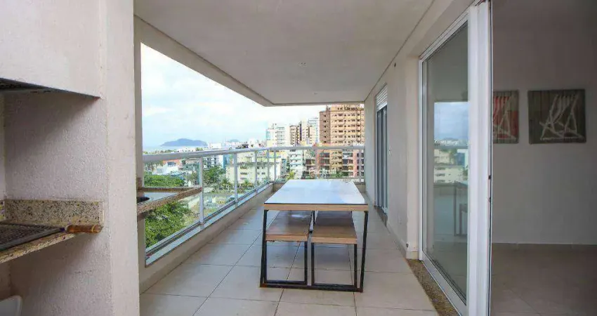 Apartamento com 2 dormitórios à venda, 91 m² por r$ 850.000,00 - enseada - guarujá/sp