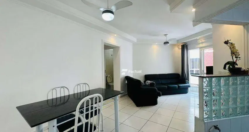 Apartamento com 2 dormitórios à venda, 68 m² por r$ 300.000,00 - enseada - guarujá/sp