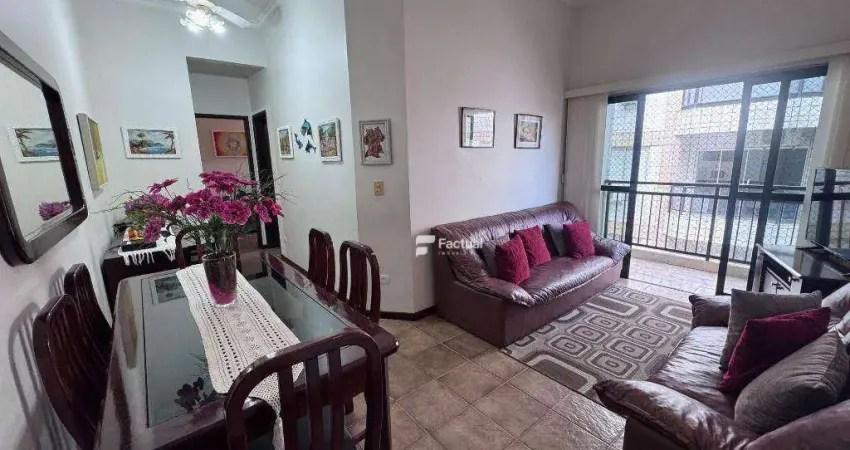 Apartamento com 2 quartos (sendo 1 suite) à venda, 63 m² - praia do tombo - guarujá/sp