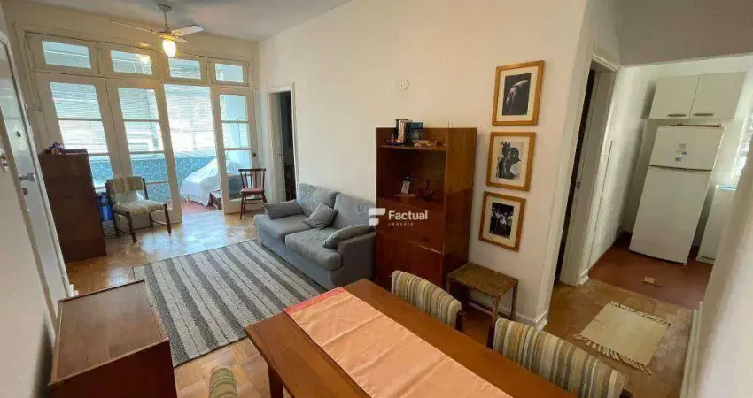 Apartamento com 2 dormitórios à venda, 60 m² por r$ 350.000,00 - enseada - guarujá/sp