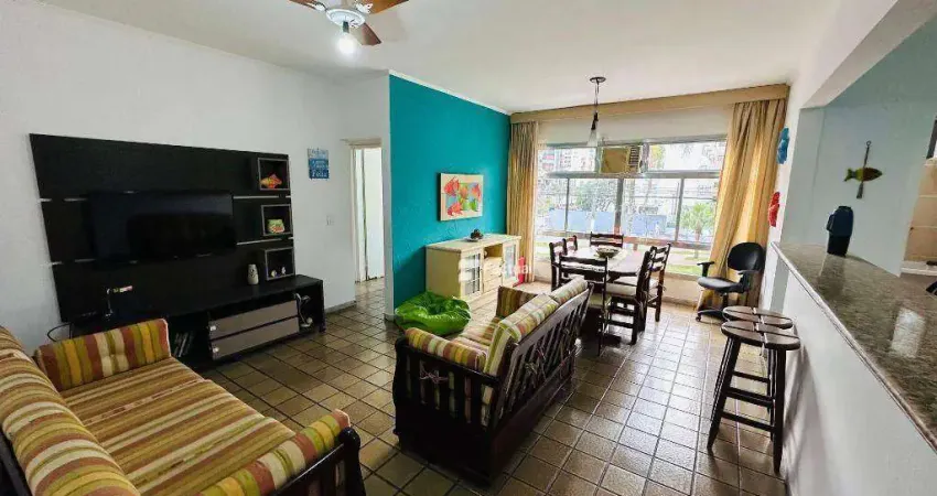 Apartamento com 3 dormitórios à venda, 90 m² por r$ 340.000,00 - enseada - guarujá/sp