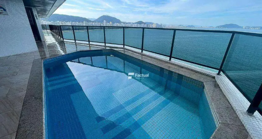 Apartamento com 4 dormitórios à venda, 364 m² por r$ 5.000.000,00 - astúrias - guarujá/sp