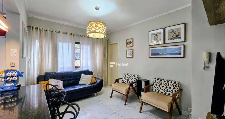 Apê com 2 quartos à venda, 65 m² por r$ 490.000 - tombo - guarujá/sp