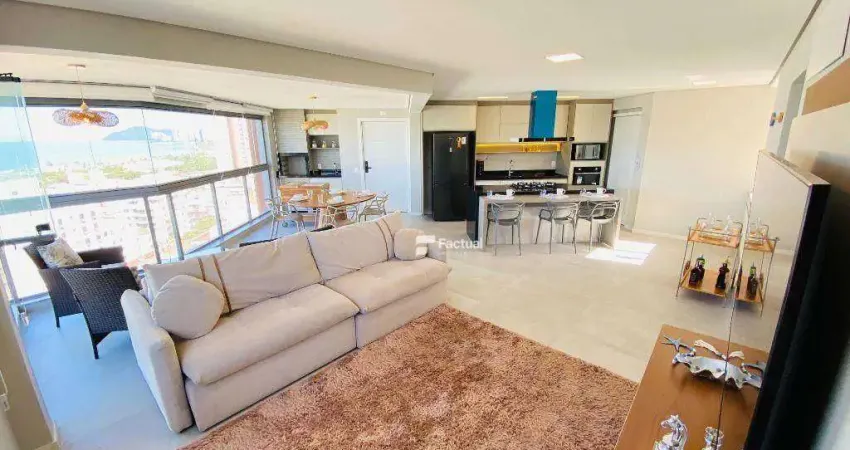 Apartamento com 3 dormitórios, 114 m² - venda por r$ 1.590.000,00 ou aluguel por r$ 8.500,00/mês - enseada - guarujá/sp