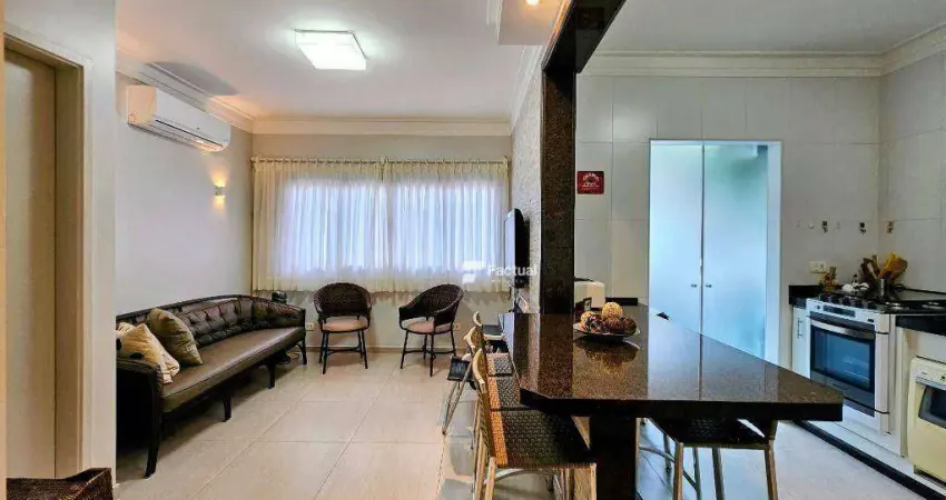 Apartamento com 2 suítes à venda, 65 m² por r$ 0 - tombo - guarujá/sp