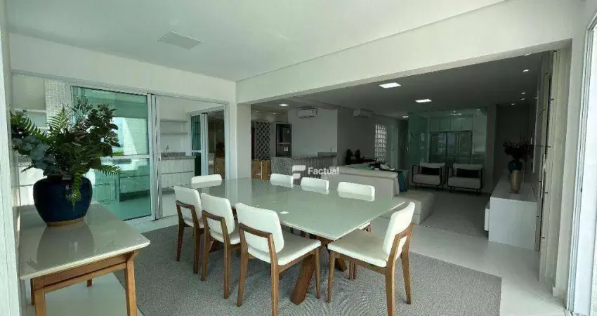 Cobertura com 4 dormitórios à venda, 255 m² por r$ 7.900.000,00 - riviera de são lourenço - bertioga/sp