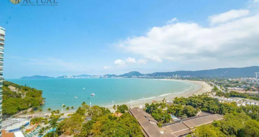 Apartamento com 4 dormitórios à venda, 224 m² por r$ 2.500.000,00 - enseada - guarujá/sp