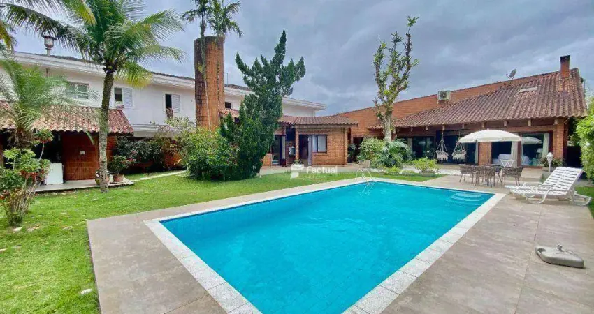Casa com 4 dormitórios, 421 m² - venda por R$ 2.950.000,00 ou aluguel por R$ 3.000,00/dia - Acapulco - Guarujá/SP