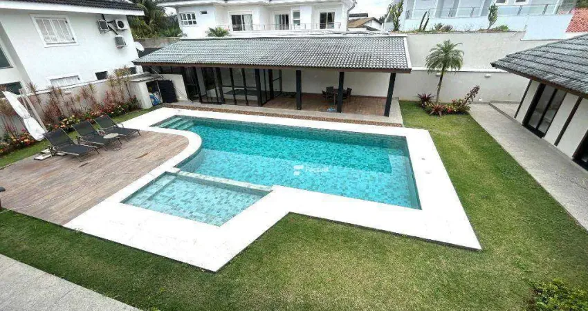 Casa com 5 dormitórios à venda, 735 m² por r$ 8.000.000,00 - acapulco - guarujá/sp