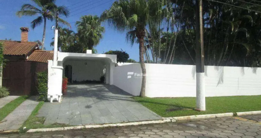 Casa com 4 dormitórios à venda, 340 m² por r$ 2.500.000,00 - acapulco - guarujá/sp