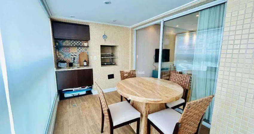 Apartamento com 3 dormitórios, 95 m² - riviera de são lourenço - bertioga/sp