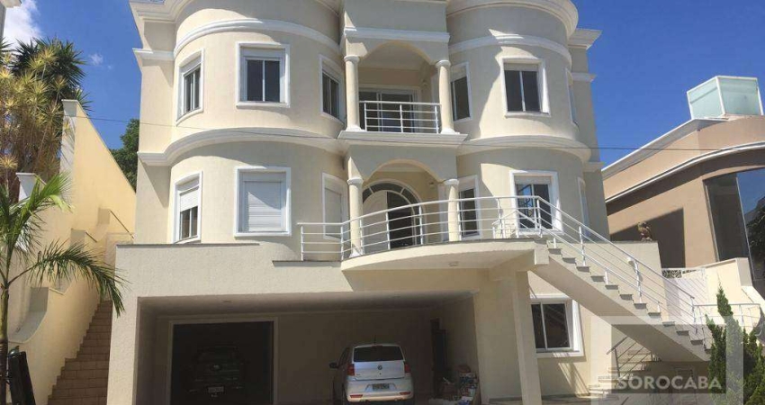 Sobrado com 4 dormitórios à venda, 545 m² por R$ 2.500.000.00 - Condomínio Millenium - Sorocaba/SP, próximo ao shopping Iguatemi.