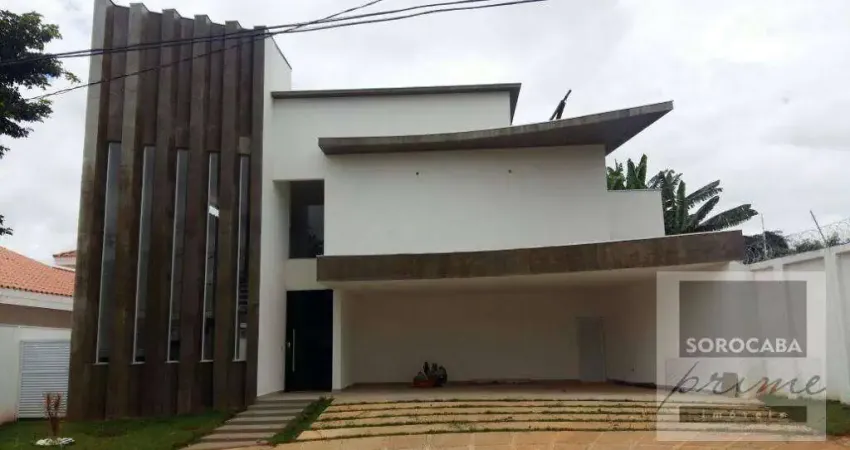 Sobrado com 4 dormitórios para alugar, 351 m² por R$ 11.400,00/mês - Condomínio Mont Blanc - Sorocaba/SP