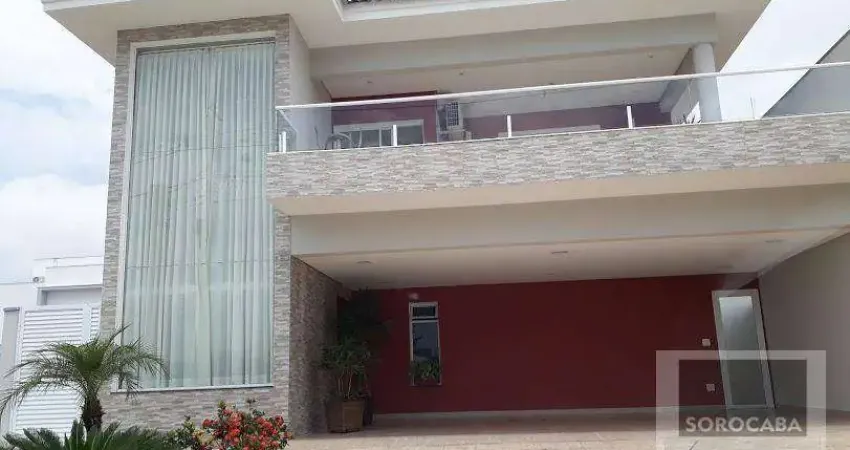 Sobrado com 3 dormitórios à venda, 318 m² por R$ 2.200.000,00 - Condomínio Chácara Ondina - Sorocaba/SP