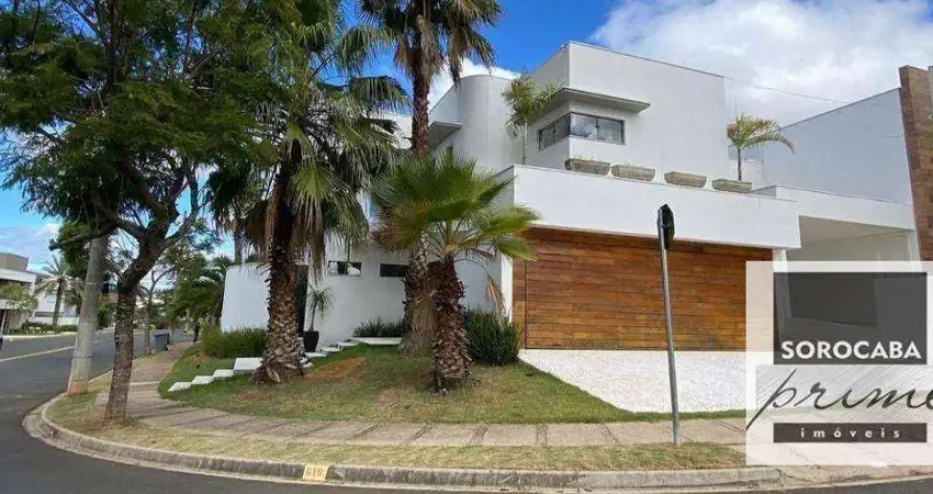 Casa com 4 dormitórios, 615 m² - venda por R$ 3.200.000,00 ou aluguel por R$ 20.000,00/mês - Parque Reserva Fazenda Imperial - Sorocaba/SP