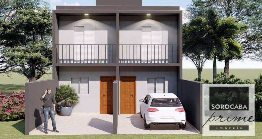 Sobrado com 2 dormitórios à venda, 72 m² por R$ 305.000,00 - Jardim Wanel Ville V - Sorocaba/SP