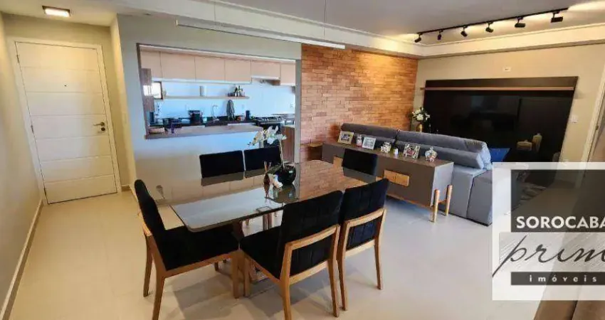Apartamento com 3 dormitórios à venda, 125 m² por R$ 1.500.000 - Parque Campolim - Sorocaba/SP