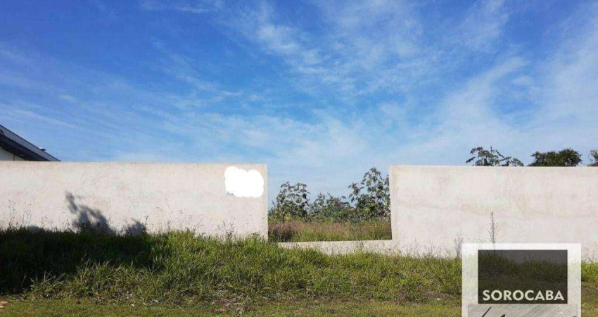 Terreno à venda, 1000 m² por R$ 477.000,00 - Condominio Solar do Bosque - Sorocaba/SP