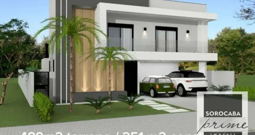 Sobrado com 3 dormitórios à venda, 280 m² por R$ 2.600.000,00 - Alphaville Nova Esplanada III - Votorantim/SP