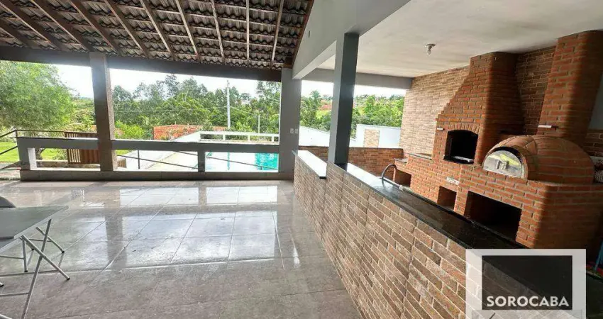 Chácara com 3 dormitórios à venda, 2500 m² por R$ 800.000,00 - Caguaçu - Sorocaba/SP