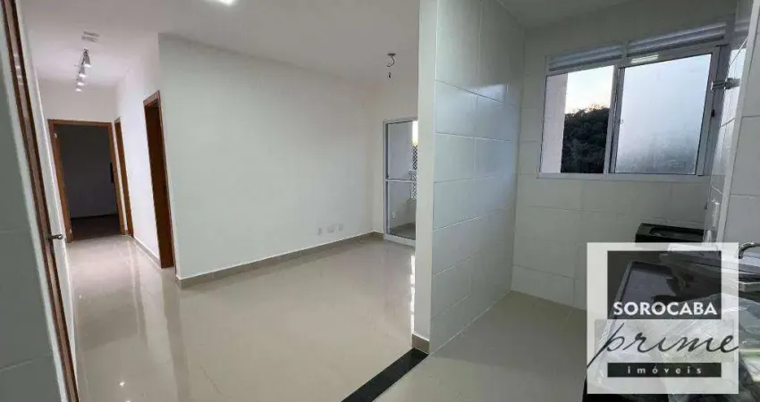 Apartamento com 2 dormitórios para alugar, 50 m² por R$ 1.962,41/mês - Jardim Gutierres - Sorocaba/SP