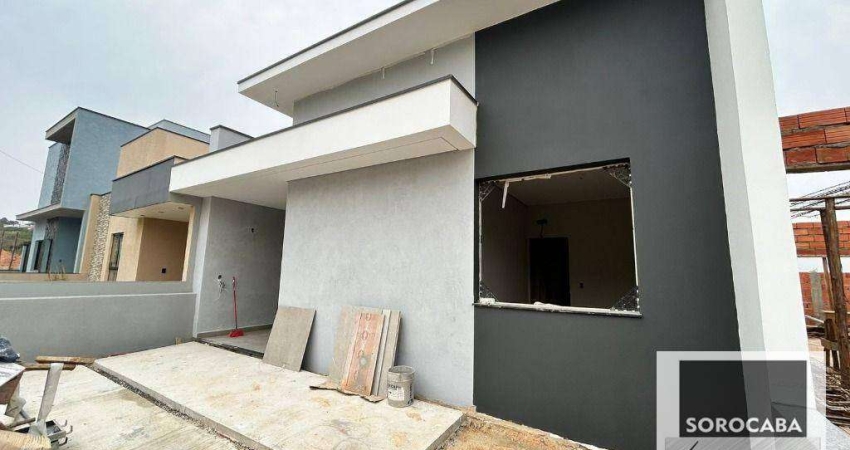 Casa com 3 dormitórios (sendo 1 suíte) à venda, 110 m² por R$ 670.000 - Horto Florestal Villagio - Sorocaba/SP