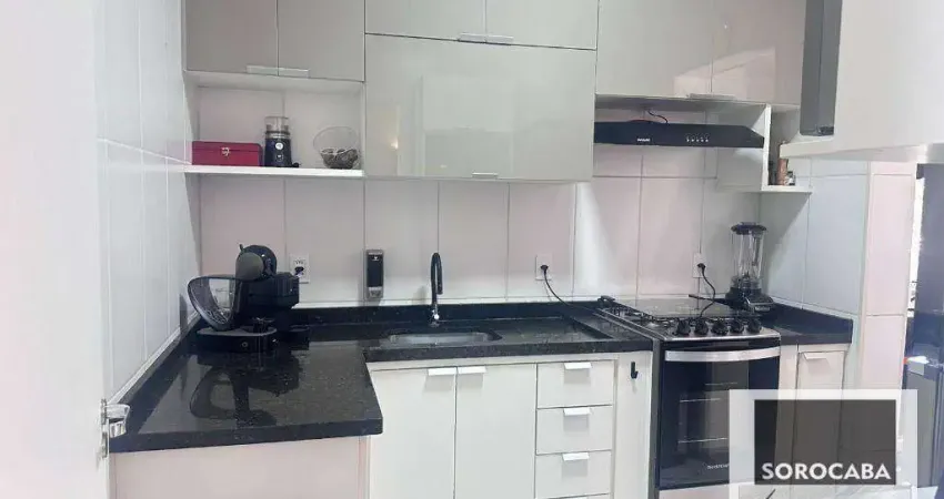 Apartamento com 3 dormitórios ( sendo 1 suíte)  à venda, 72 m² por R$ 529.000 - Jardim Piratininga - Sorocaba/SP