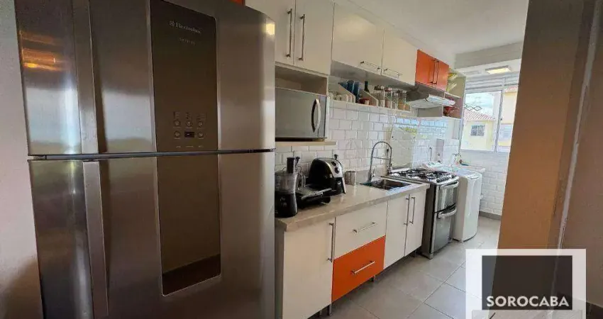 Apartamento com 2 dormitórios à venda, 45 m² por R$ 300.000,00 - Condomínio Villa Flora - Votorantim/SP