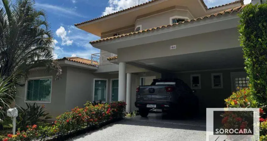 Sobrado com 3 suítes para alugar, 385 m² por R$ 12.188/mês - Jardim Residencial Tivoli Park - Sorocaba/SP