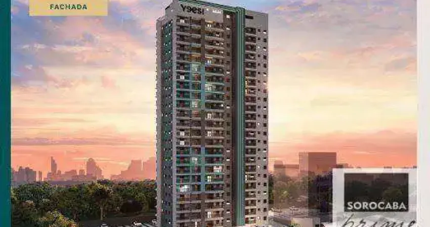 Apartamento lançamento com 2 dormitórios (sendo 1 suíte) à venda, 73 m² - Essência Campolim - Parque Campolim - Sorocaba/SP