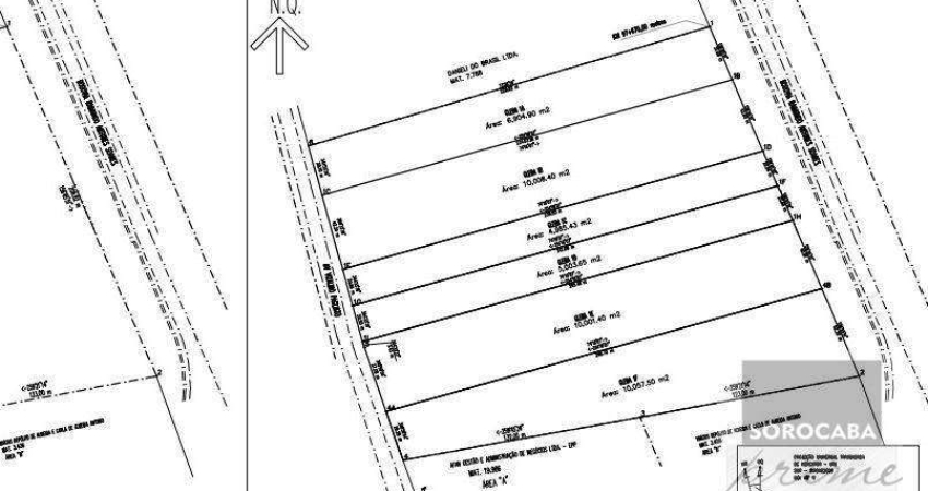 Área à venda, 5000 m² por R$ 1.600.000 - Parque Reserva Fazenda Imperial - Sorocaba/SP