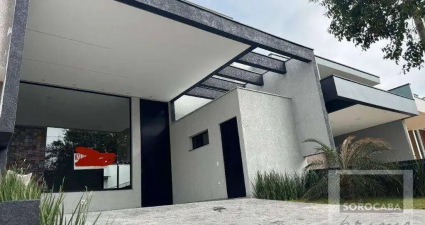 Casa com 3 dormitórios à venda, 140 m² por r$ 950.000 - residencial reserva ipanema - sorocaba/sp