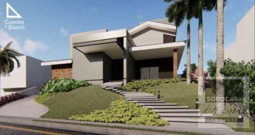 Sobrado com 5 suítes à venda, 630 m² por r$ 4.200.000 - parque reserva fazenda imperial - sorocaba/sp