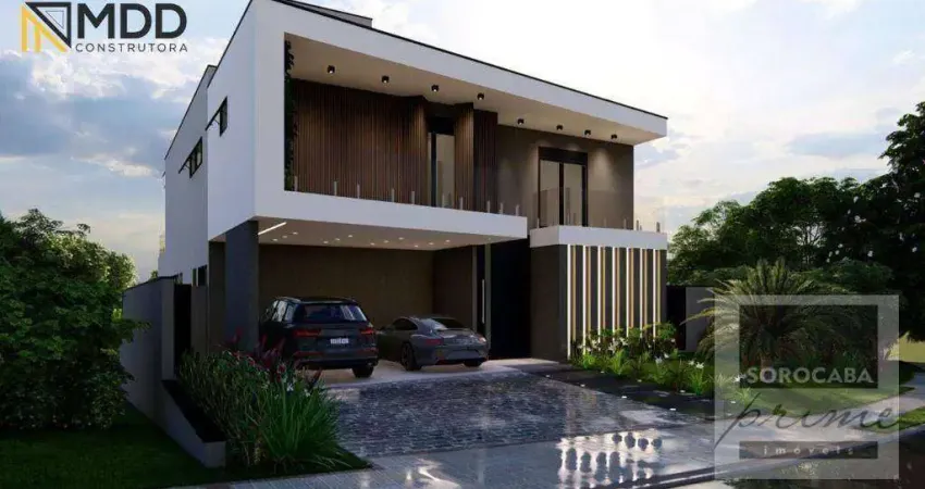 Sobrado com  5 suítes à venda, 355 m² por r$ 3.640.000 - alphaville nova esplanada i - votorantim/sp