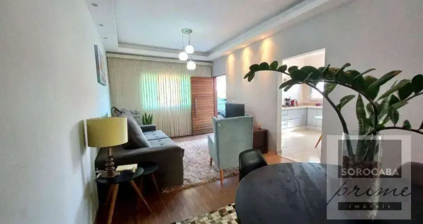 Casa com 2 dormitórios à venda, 88 m² por r$ 450.000 - horto florestal ii- sorocaba/sp