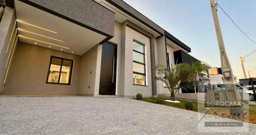 Casa com 3 dormitórios à venda, 108 m² por r$ 835.000 - terras de são francisco - sorocaba/sp