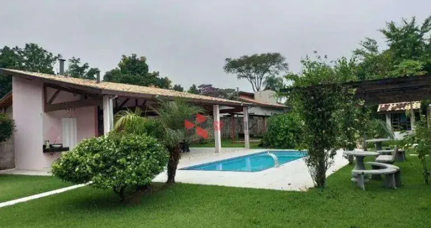 Chácara com 2 dormitórios à venda, 1400 m² por r$ 550.000 - chácaras santa rita - caçapava/sp