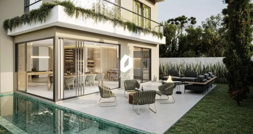 Casa alto padrão em condominio fechado no bairro de santa felicidade