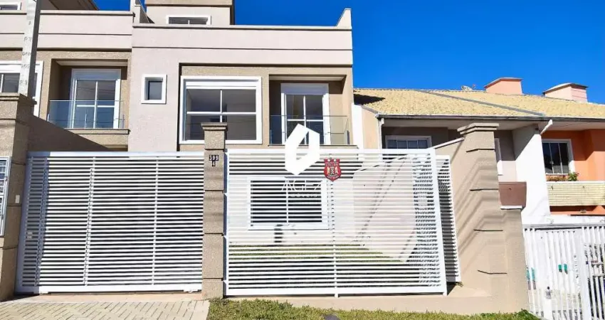 Sobrado novo no Tingui, 146 m2 , 3 quartos sendo 1 suíte. Terraço amplo c/ churr